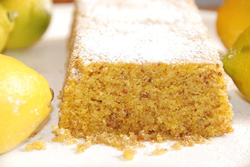 Almond Lemon Cake-Gató de Almendras Mallorquin