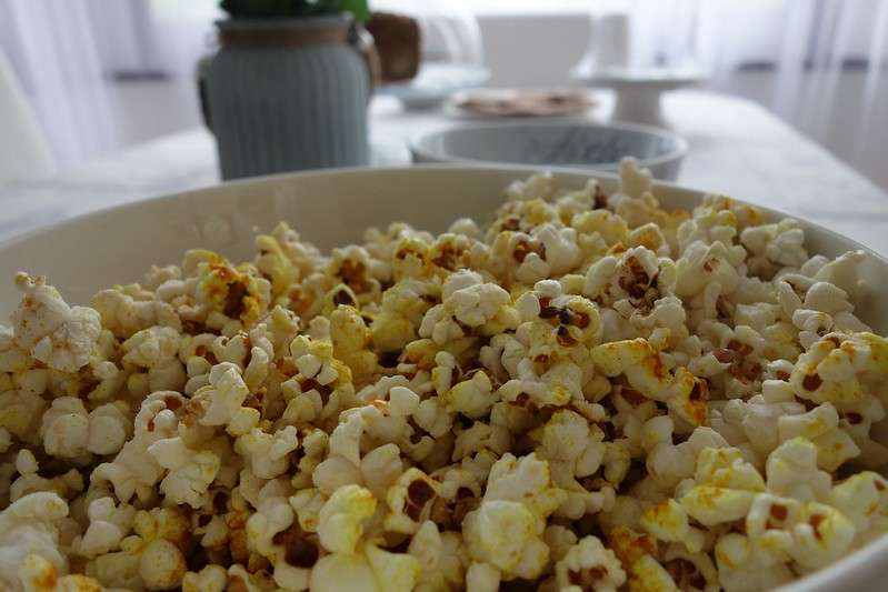 Salted Tumeric Popcorn
